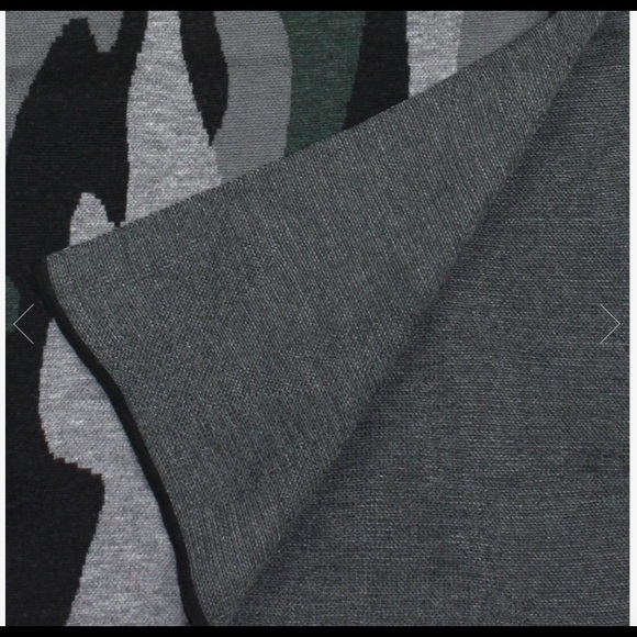 BENSON lambs wool camo design scarf - Picture 2 of 4
